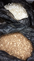 Sawdust and shredded paper