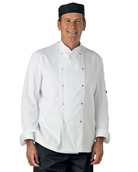 White long sleeve chef jacket
